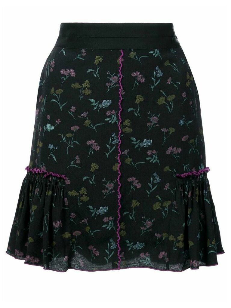 Coach floral bow print skirt - Black