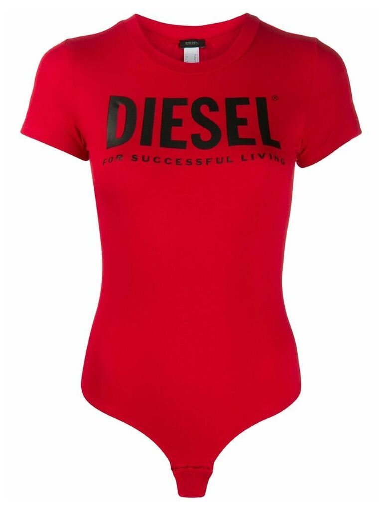 Diesel logo print body - Red
