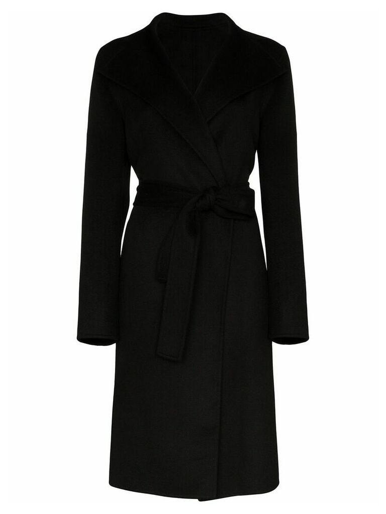 Joseph Lima belted wool and cashmere-blend coat - Black