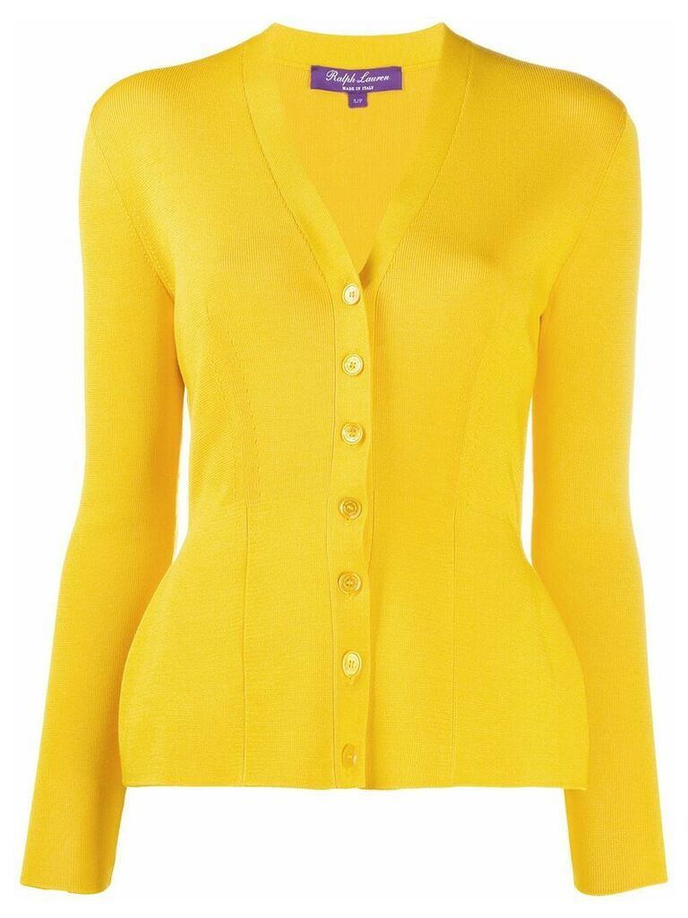 Ralph Lauren Collection knitted cardigan - Yellow