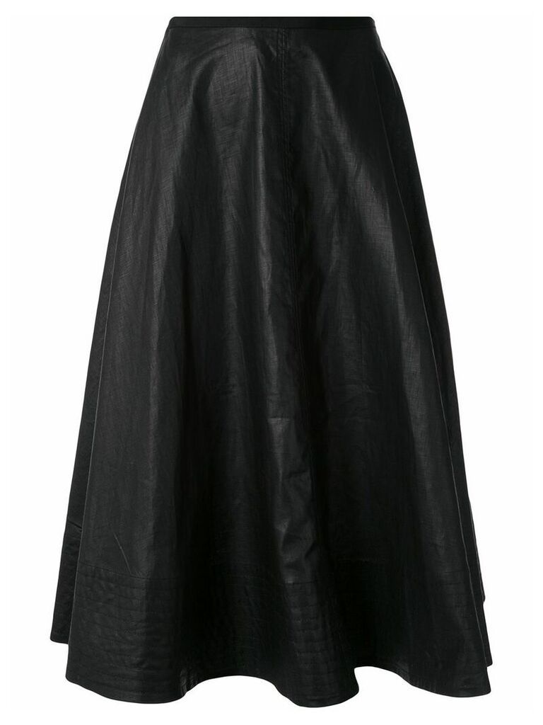 Lee Mathews Phoebe A-line skirt - Black