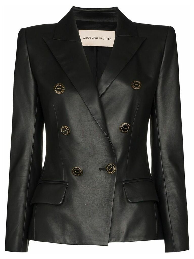 Alexandre Vauthier double-breasted fitted blazer - Black