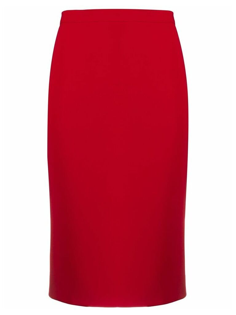 Loulou high-rise pencil skirt - Red