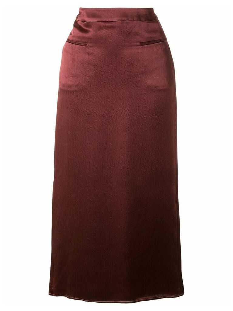 Rejina Pyo fitted ruched sides skirt - PURPLE