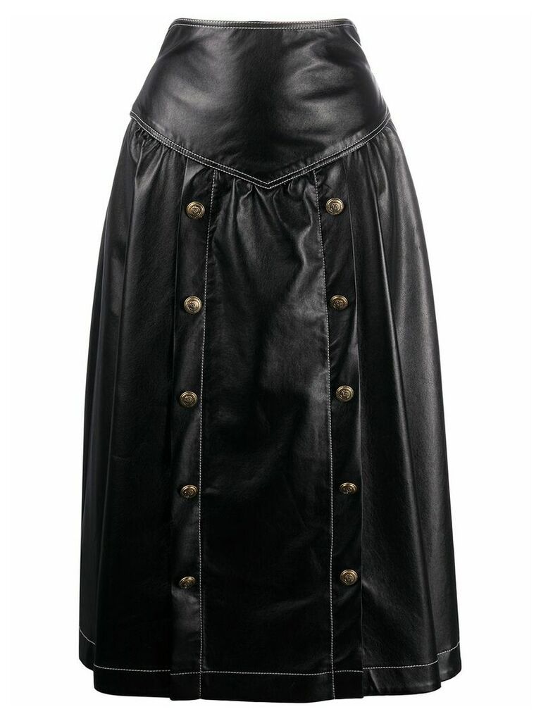 Philosophy Di Lorenzo Serafini panelled flared skirt - Black