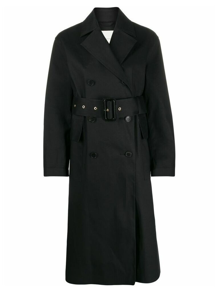 Mackintosh Laurencekirk double-breasted trench coat LR-1012 - Black