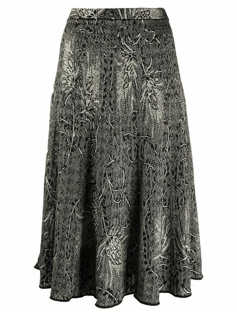 Etro knitted straight fit skirt - Black