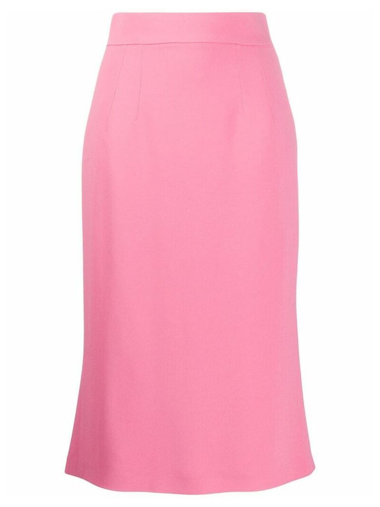 Dolce & Gabbana fitted midi skirt - PINK