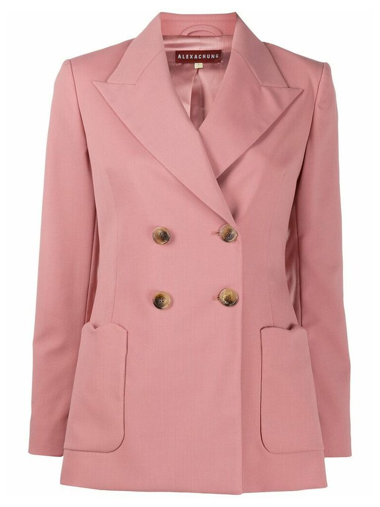 Alexa Chung double breasted blazer - PINK