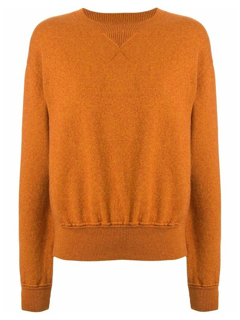 Coohem knitted crew neck jumper - Brown