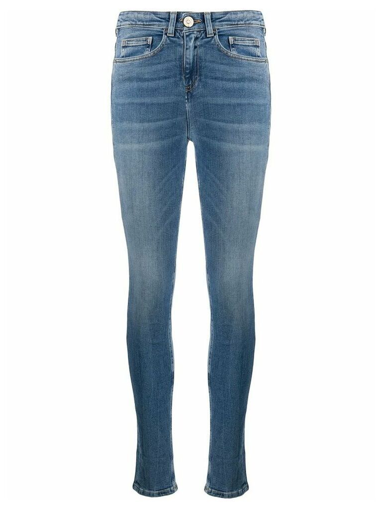 Elisabetta Franchi faded skinny jeans - Blue