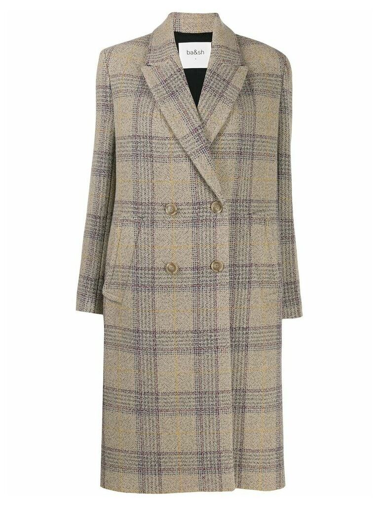 Ba & Sh Kendall double-breasted coat - NEUTRALS