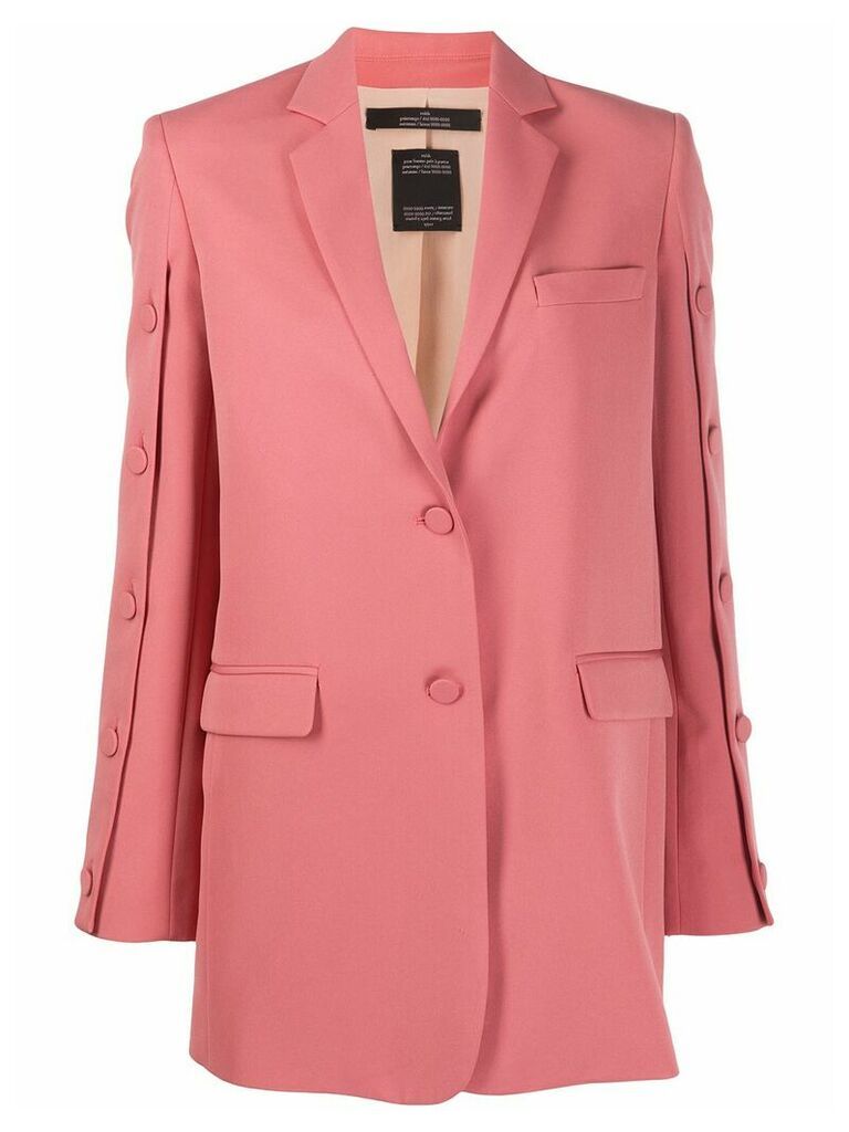 Rokh relaxed single-breasted blazer - PINK