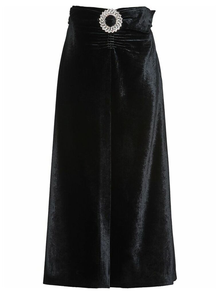 Miu Miu belted mid-length skirt - Black