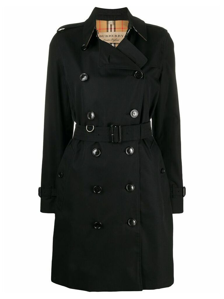Burberry belted trench coat - Black