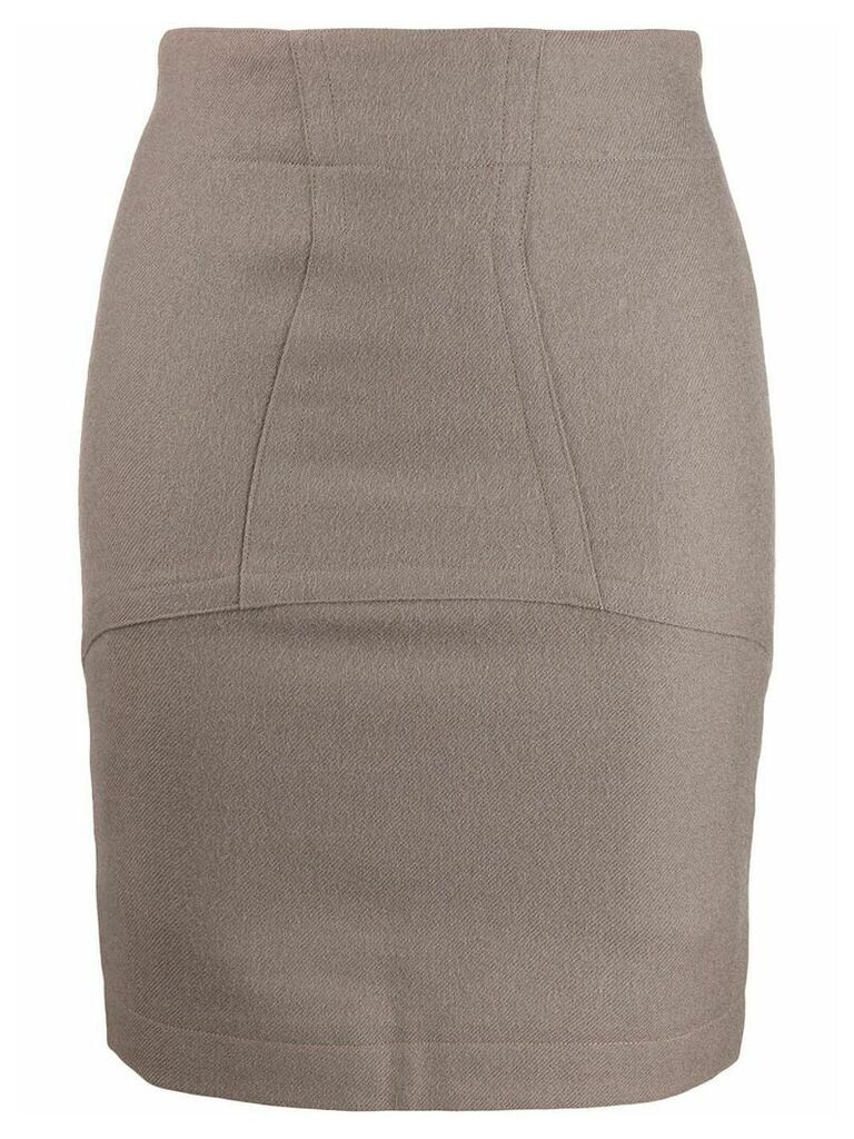 Alaïa Pre-Owned 1990's skirt - Neutrals