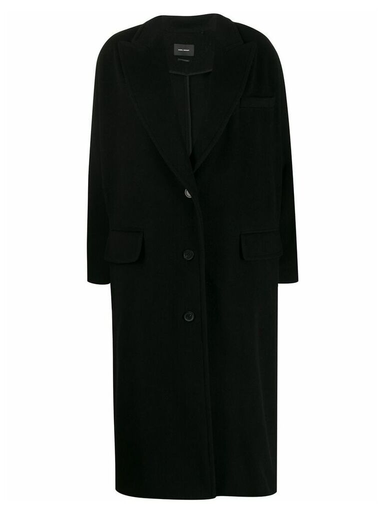 Isabel Marant Clerie oversized coat - Black