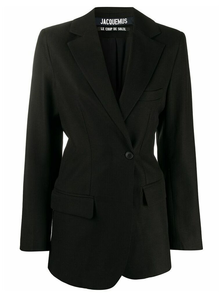 Jacquemus wrap front blazer - Black