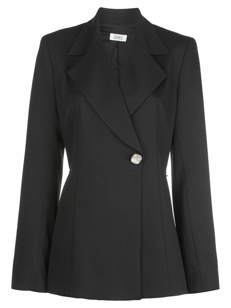 Nomia long-line structured blazer - Black