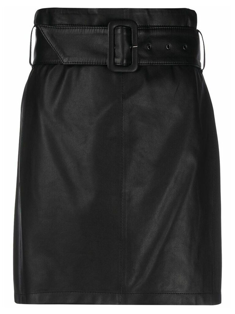Federica Tosi high-waisted belted skirt - Black