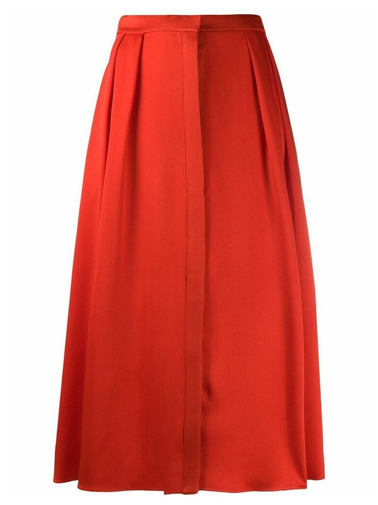 Maison Rabih Kayrouz high waisted full shape skirt - Red