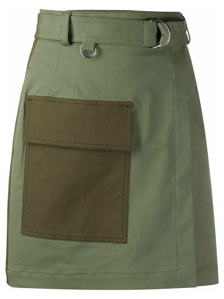 MSGM utility wrap skirt - Green