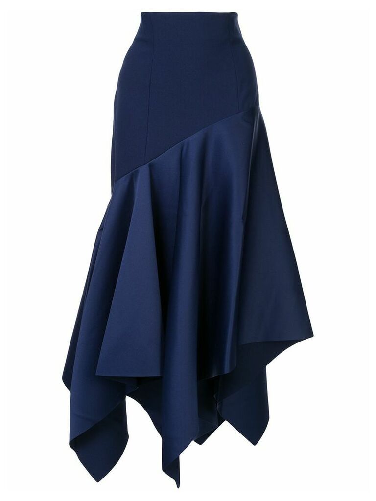 Solace London asymmetric style skirt - Blue