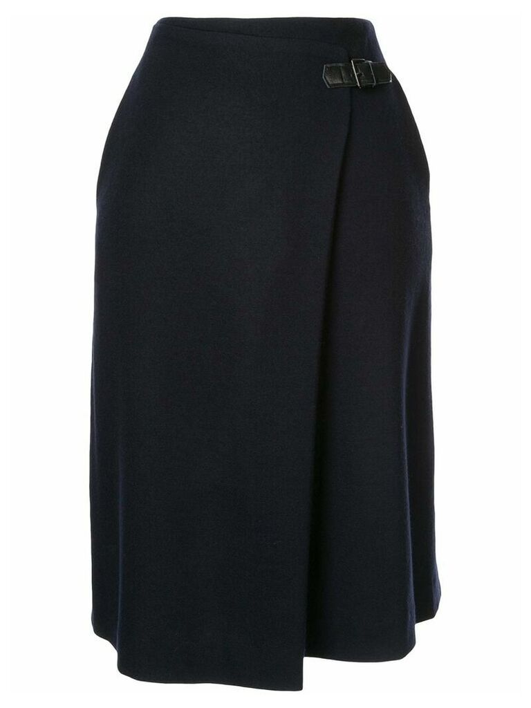 Anteprima knitted wrap-style skirt - Blue