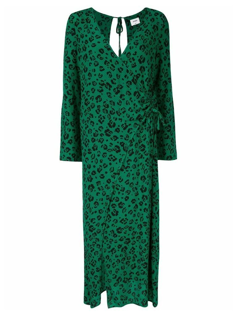 Suboo maxi leopard dress - Green