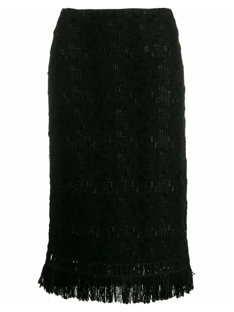Ermanno Scervino knitted pencil skirt - Black