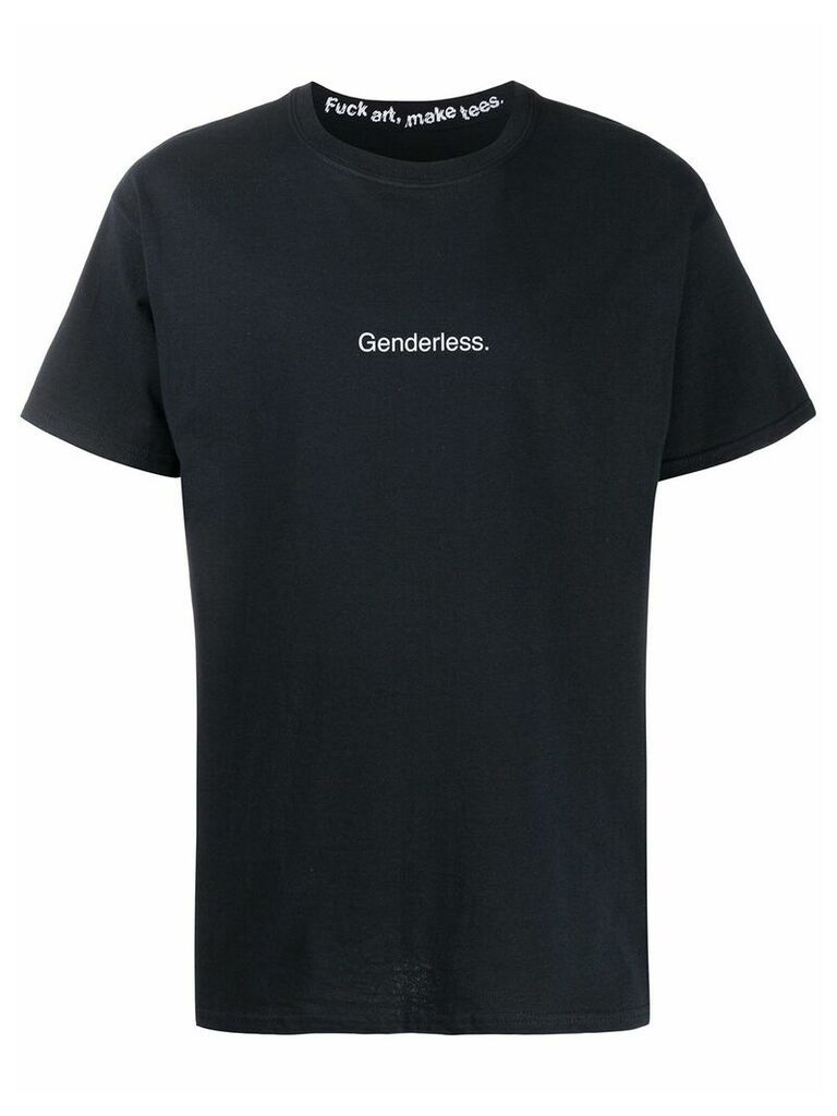 F.A.M.T. 'Genderless' print T-shirt - Black