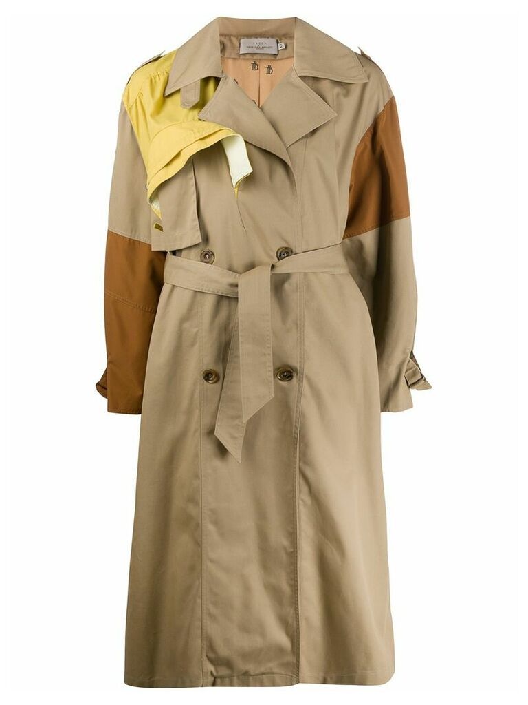 Preen By Thornton Bregazzi double-breasted trench coat - Brown