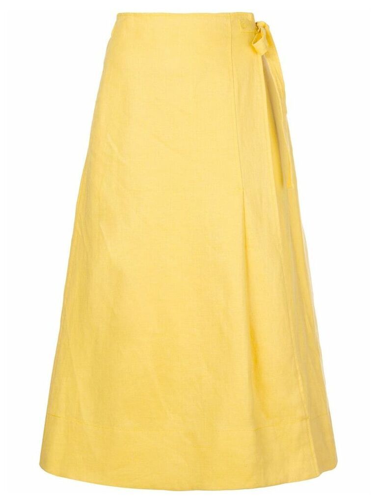 Nicholas wrap around skirt - Yellow
