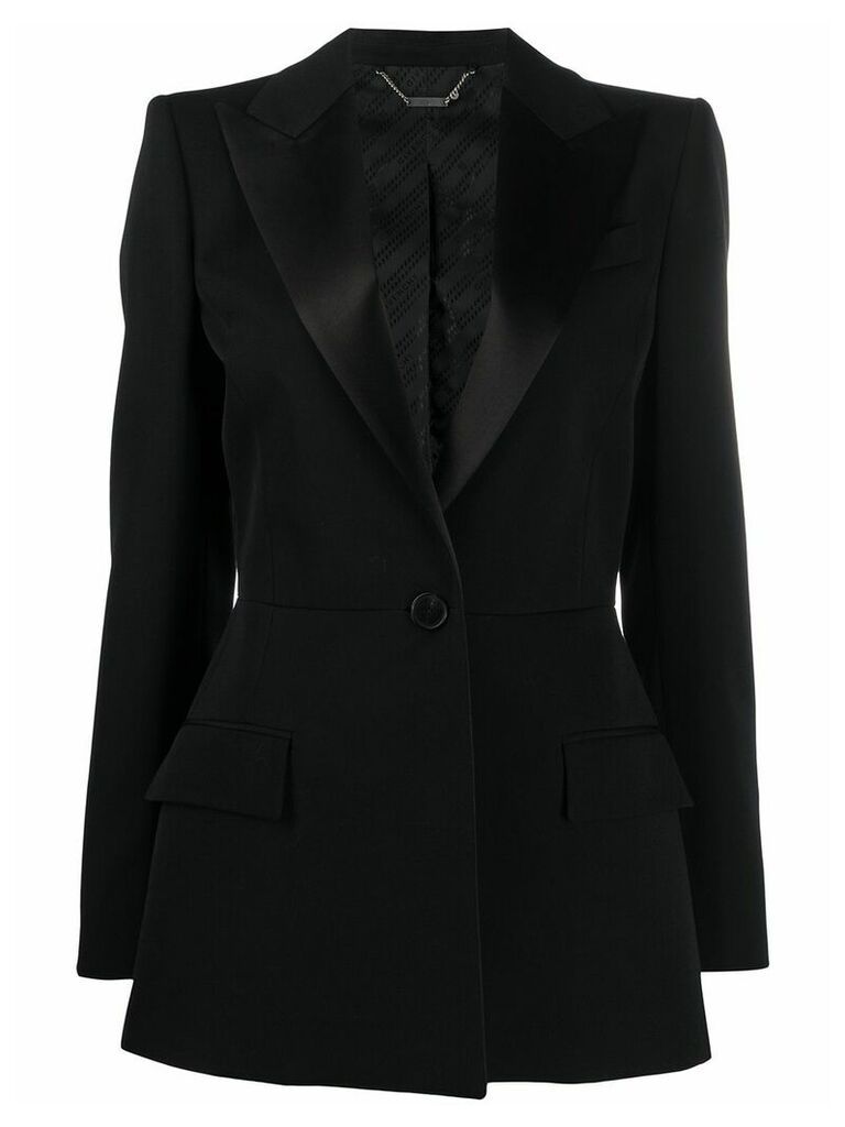 Givenchy single-button wool blazer - Black