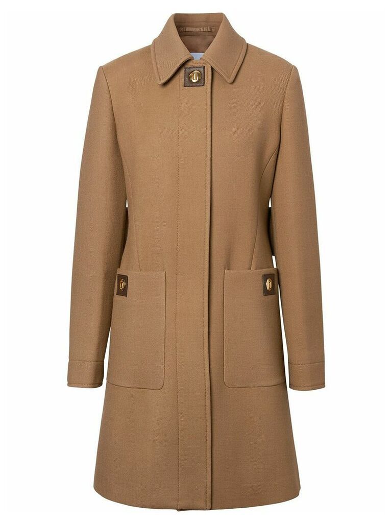 Burberry double-faced tailored coat - NEUTRALS