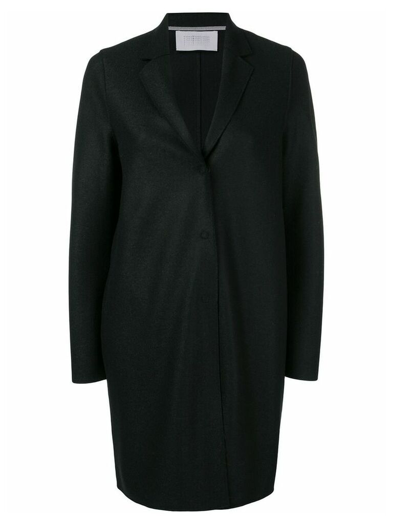 Harris Wharf London fitted single-breasted coat - Black