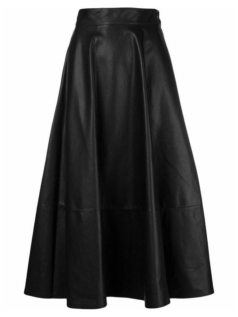 Loewe high waisted full skirt - Black