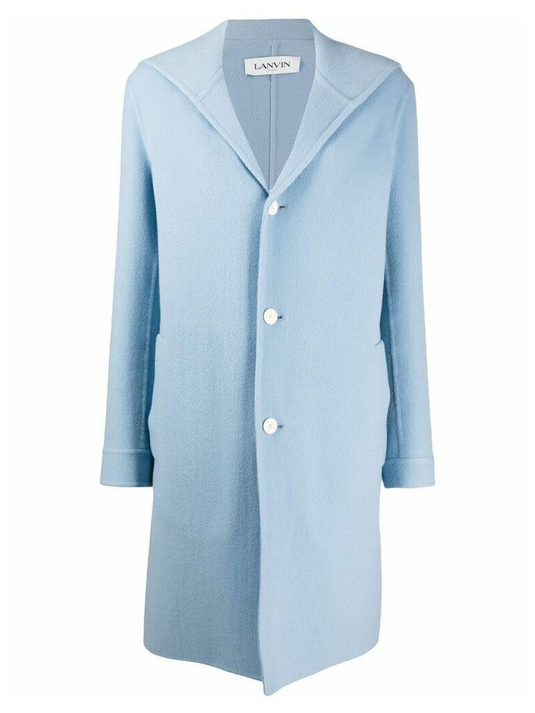 LANVIN sailor collar coat - Blue