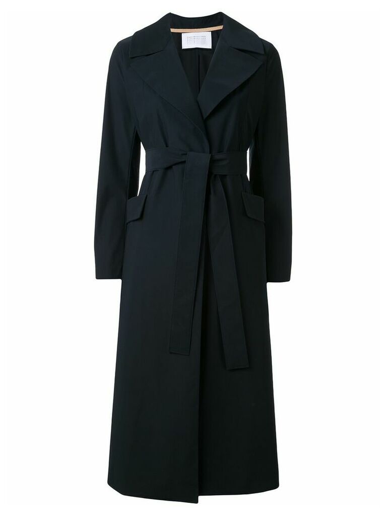 Harris Wharf London belted trench coat - Blue