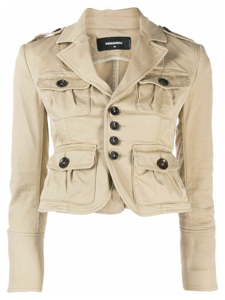 Dsquared2 tailored blazer jacket - Neutrals