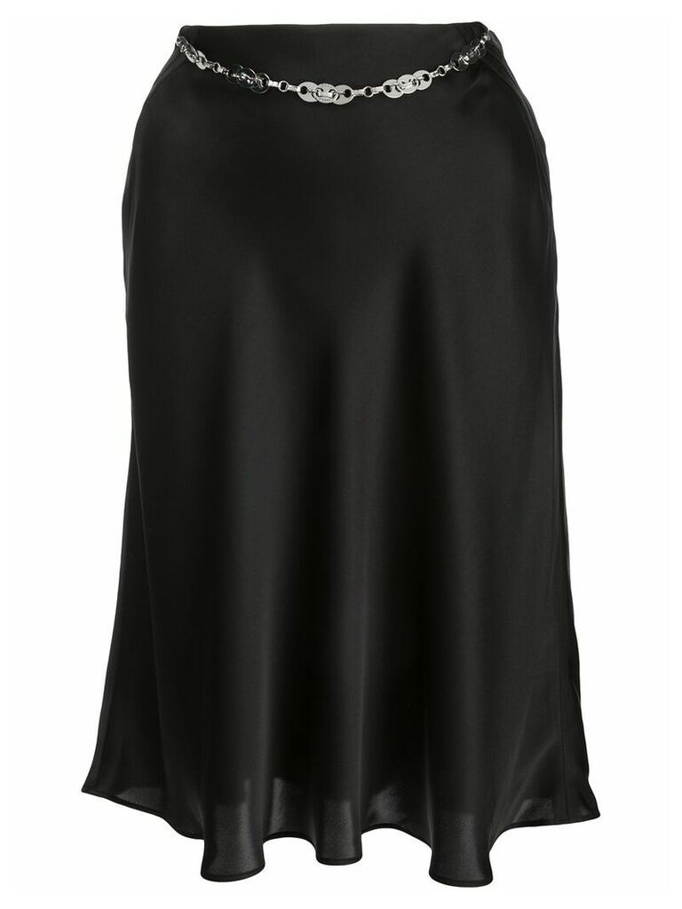 Paco Rabanne chain detail skirt - Black