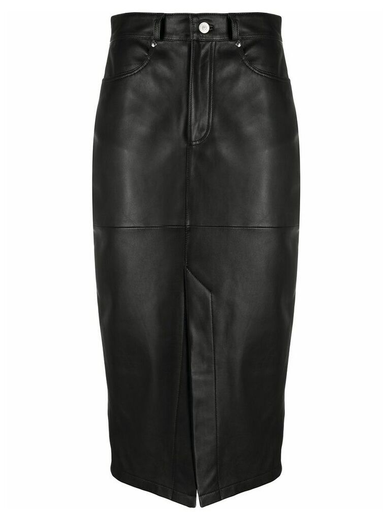 PS Paul Smith high-waisted pencil skirt - Black