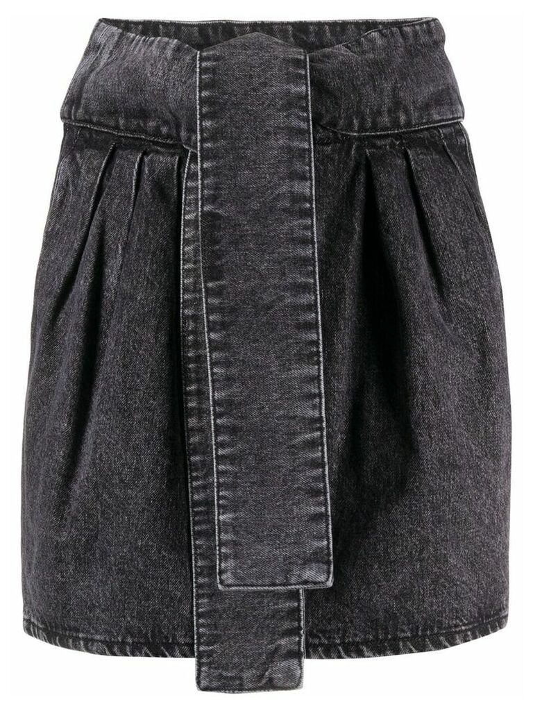 IRO Oleria tie belt skirt - Grey