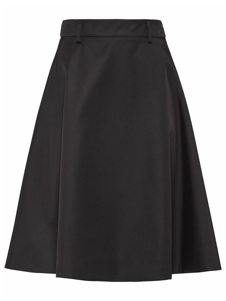Prada nylon gabardine skirt - Black