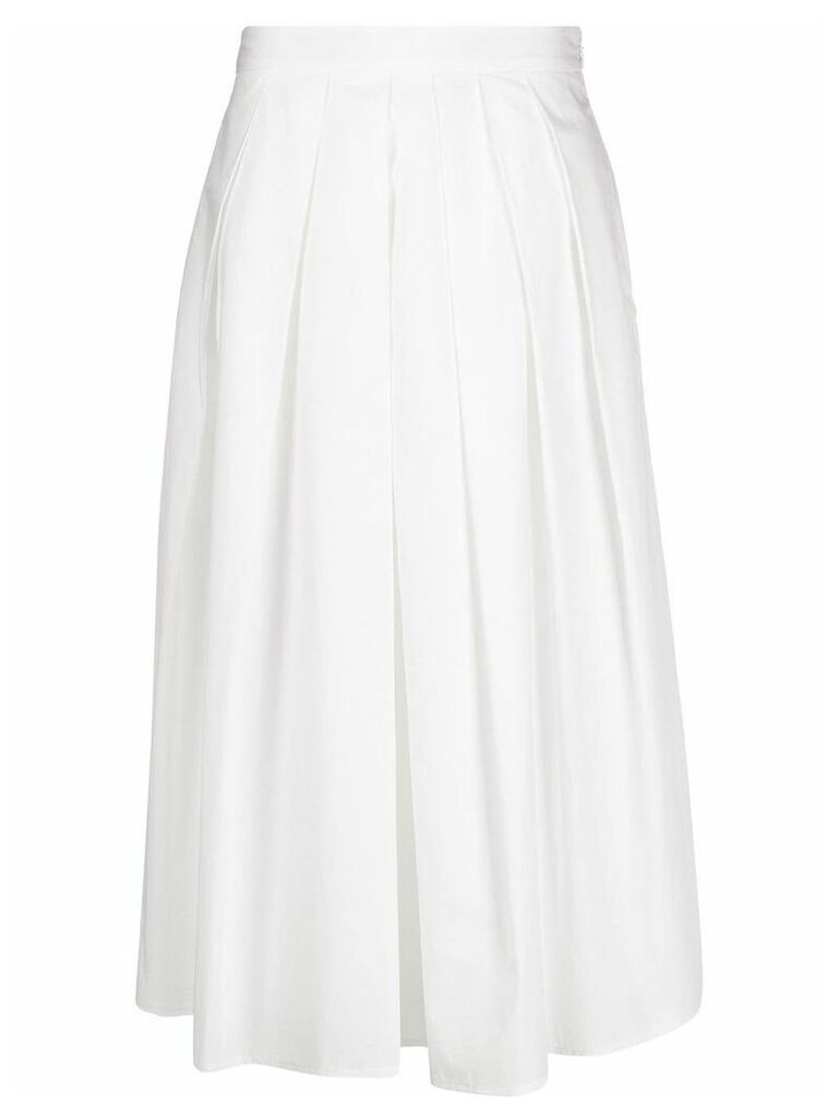 Fabiana Filippi pleated waist skirt - White