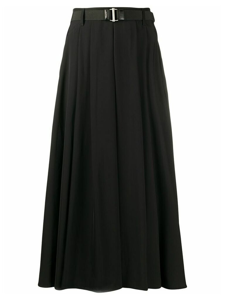 Prada pleated long skirt - Black