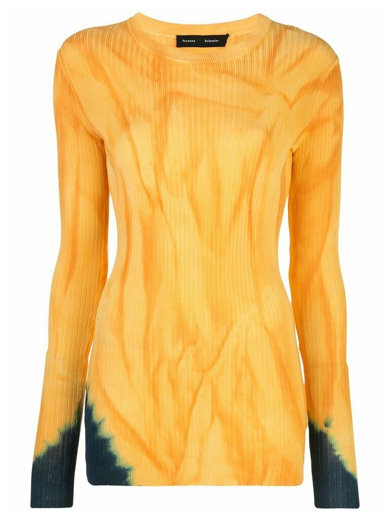 Proenza Schouler Dipped Tie-Dye jumper - Yellow