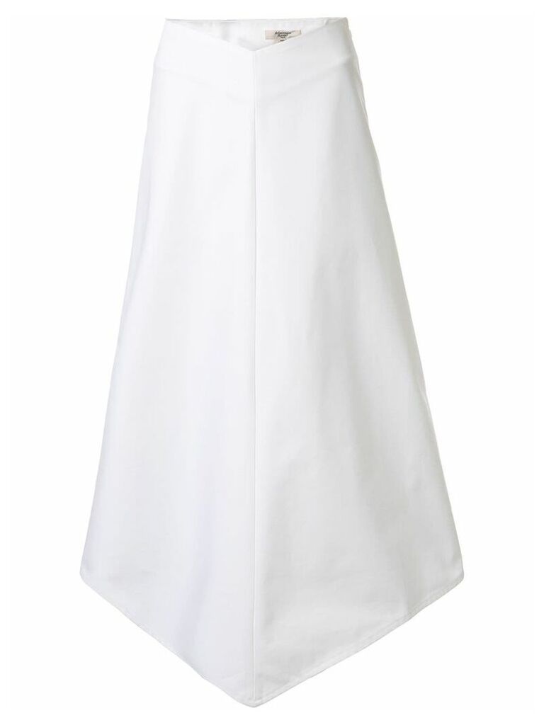 Atlantique Ascoli A-line flared skirt - White