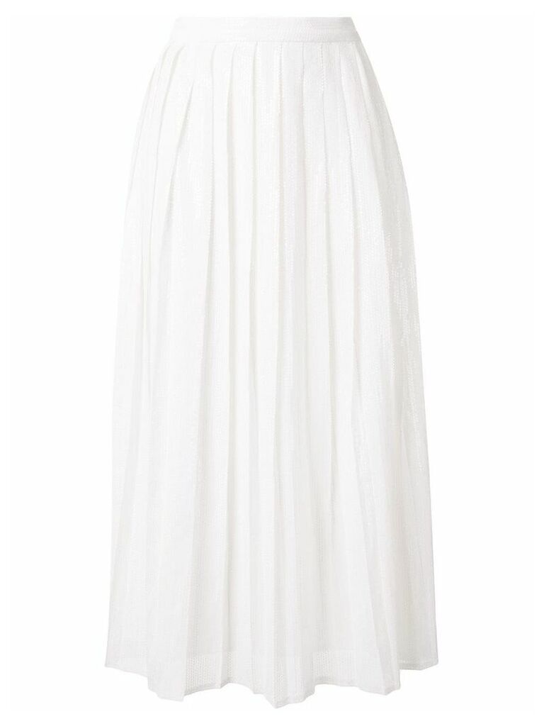 Olivia Rubin Esme sequin skirt - White