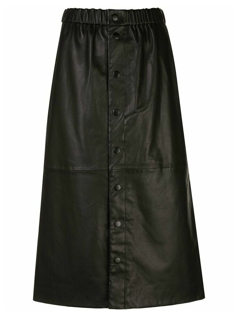 Sea New York leather midi skirt - Black